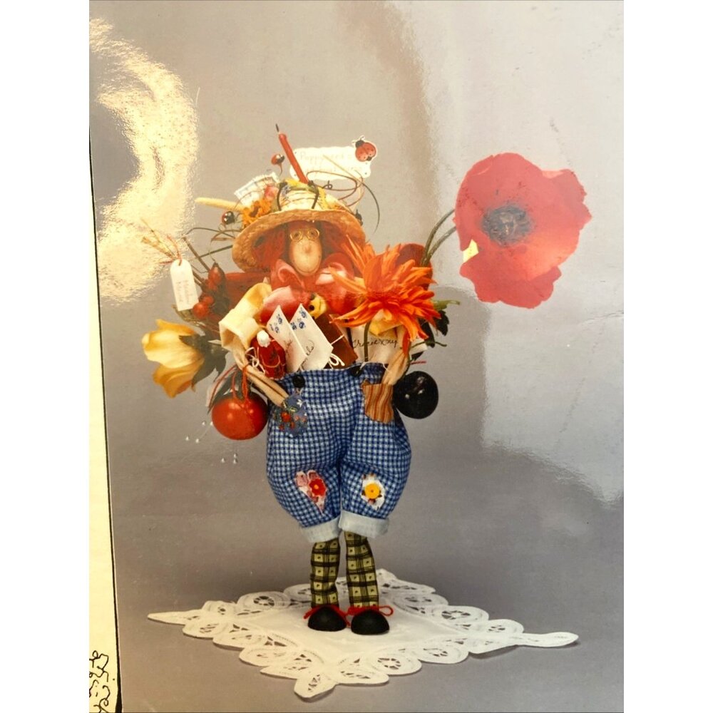 1995 Poppyseed’s Ladybug Express Home Décor 11” Doll Pattern Sewing Craft NOS